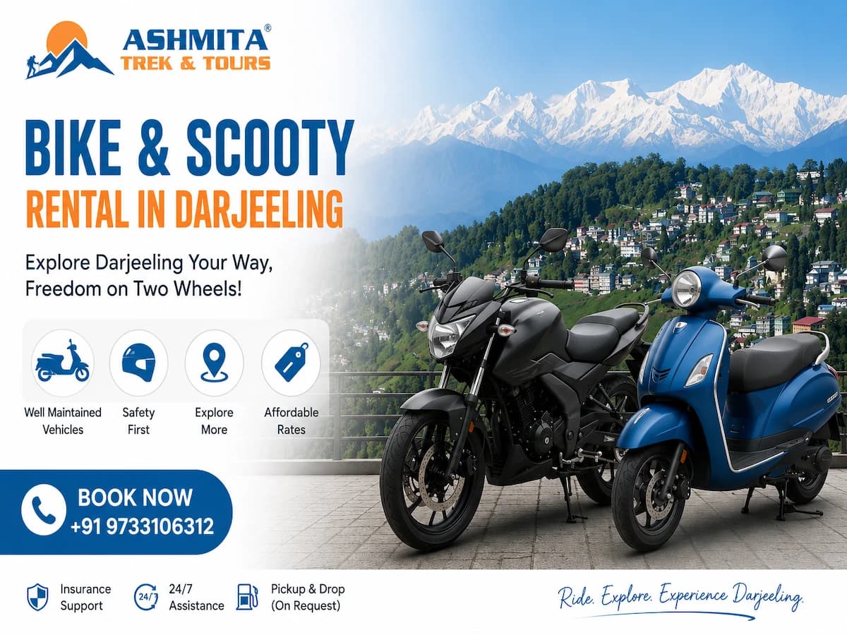 Bike and Scooty Rental in Darjeeling