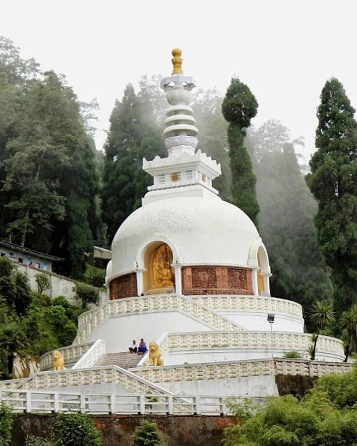 Japanese Peace Pagoda in Darjeeling
