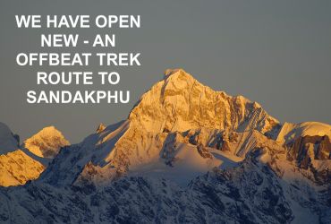 SANDAKPHU- AN OFFBEAT TREK ROUTE