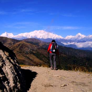 Singalila ridge Trek with Mount Kanchanzonga View