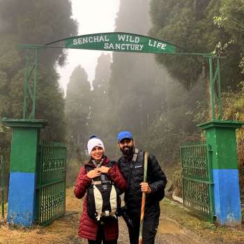 Pic with Senchal Wildlife Sanctuary Darjeeling