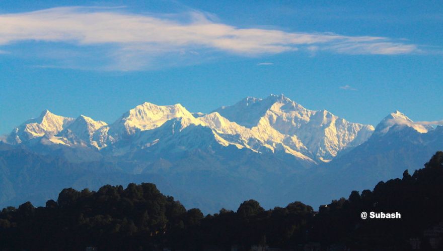 Mount Kangchenjunga view