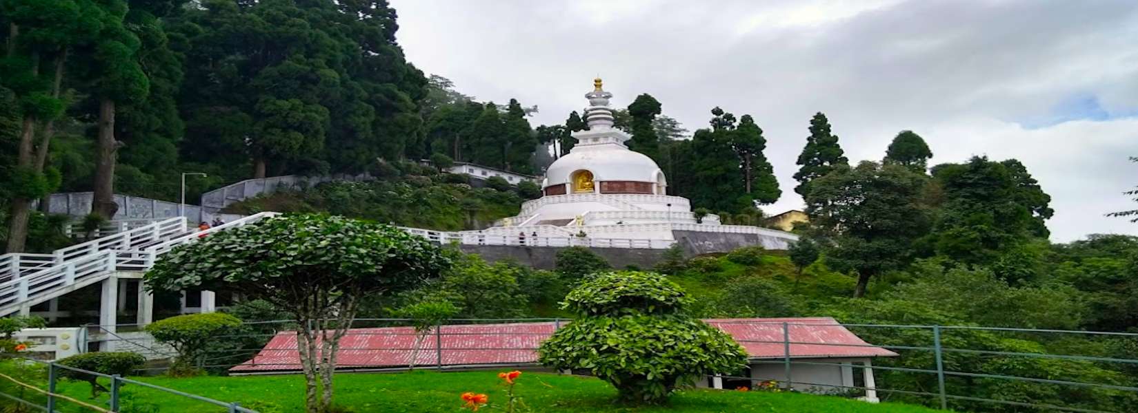 Japanese Peace Pagoda in Darjeeling