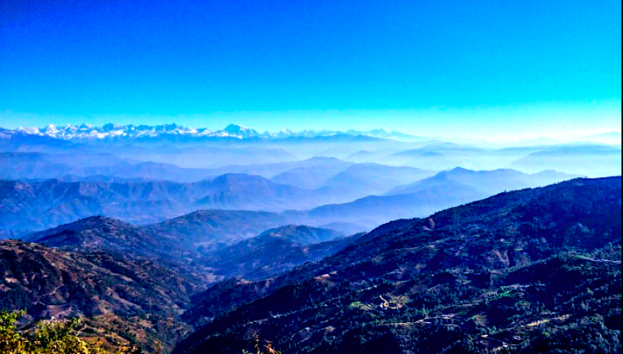 Mountain Vally Seen from Nagarkot