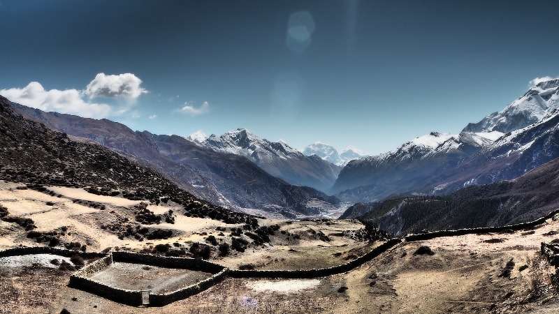 Annapurna circuit trek in Nepal