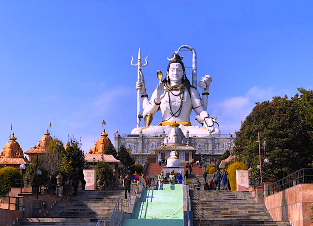 Imposing lord shiva statue