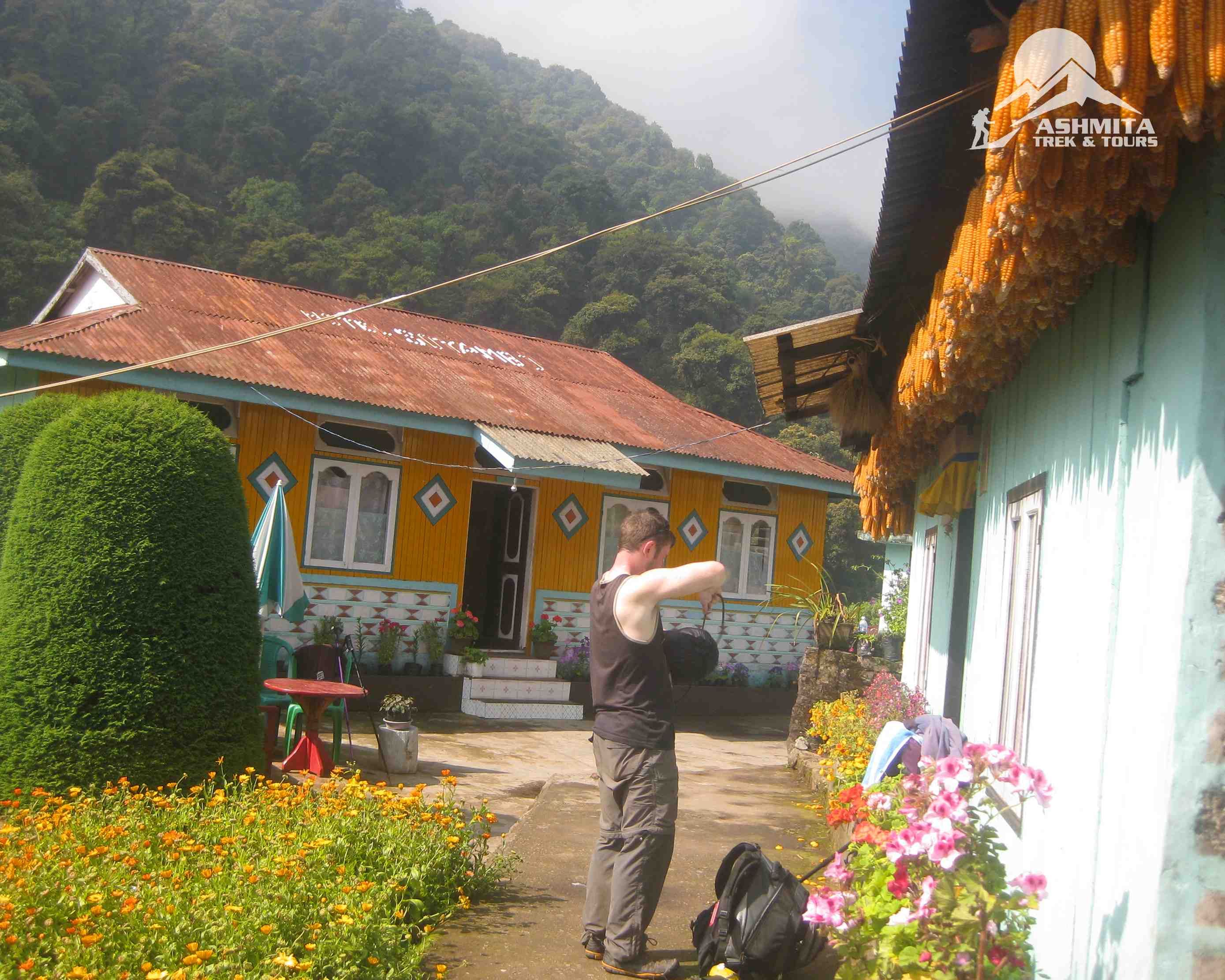 Local homestay in Timburey during Sandakphu Trek