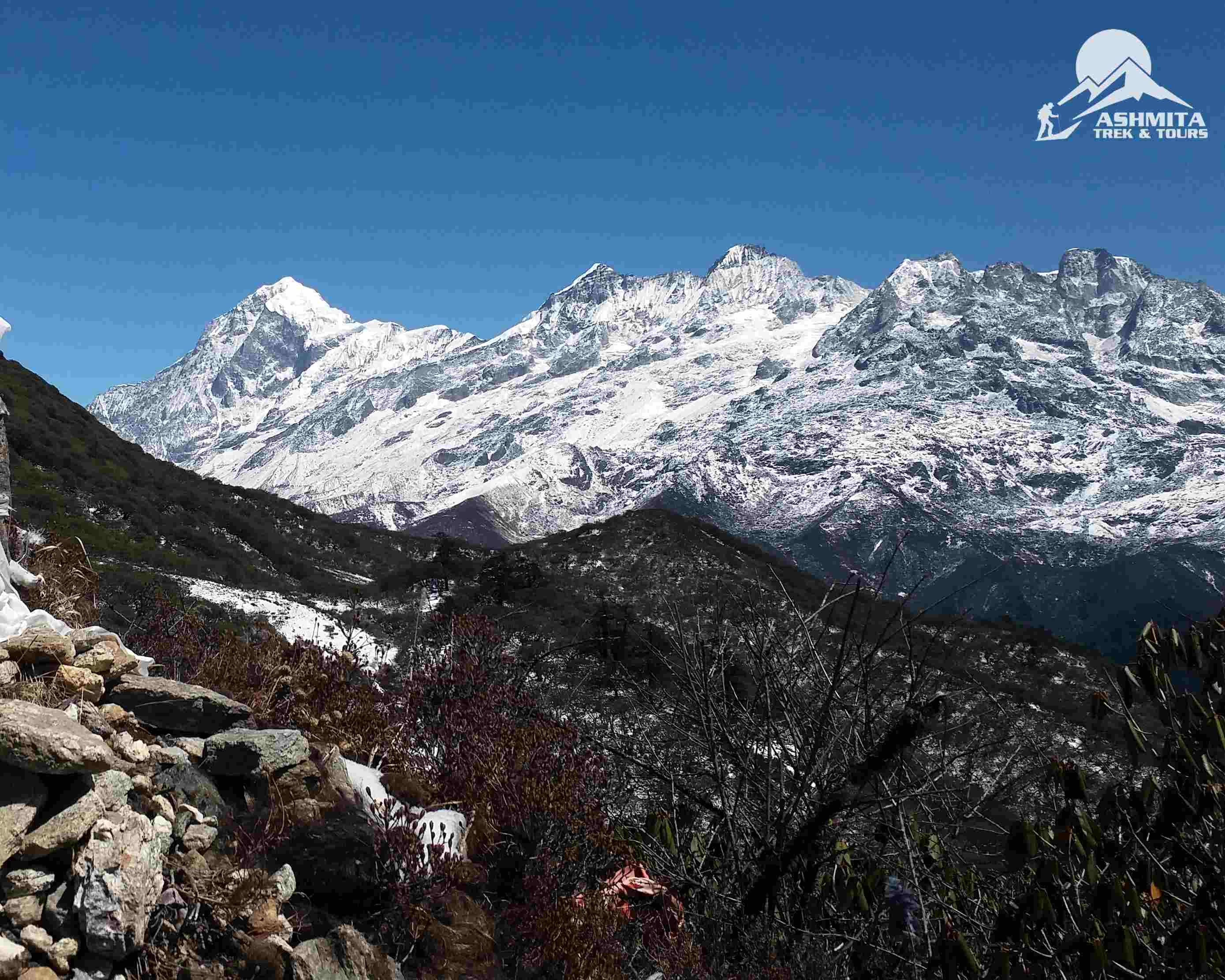 Mt Pandim, Mt TenzingKhang & Mt Jopuno