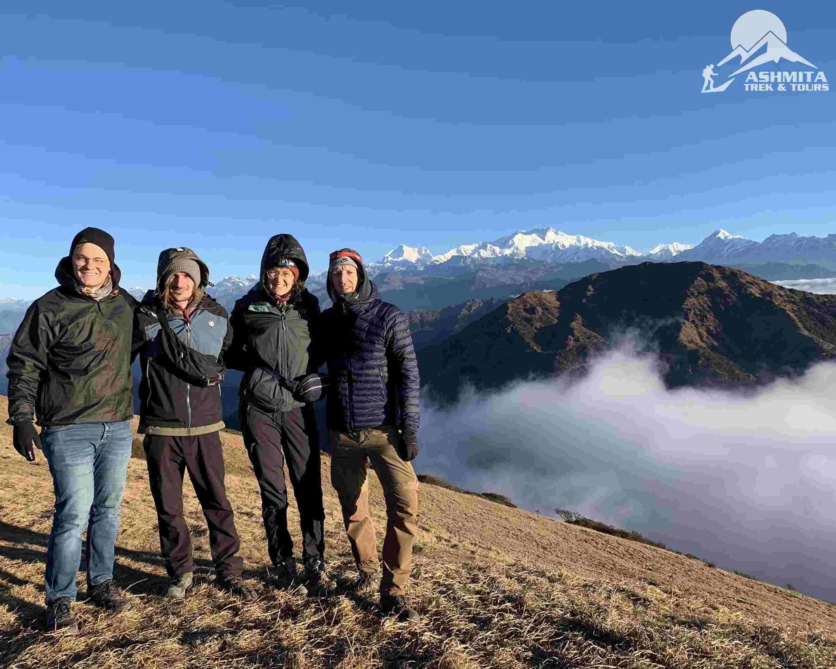 Phalut view point with the majestic view of Mt kanchenjunga and its ranges
