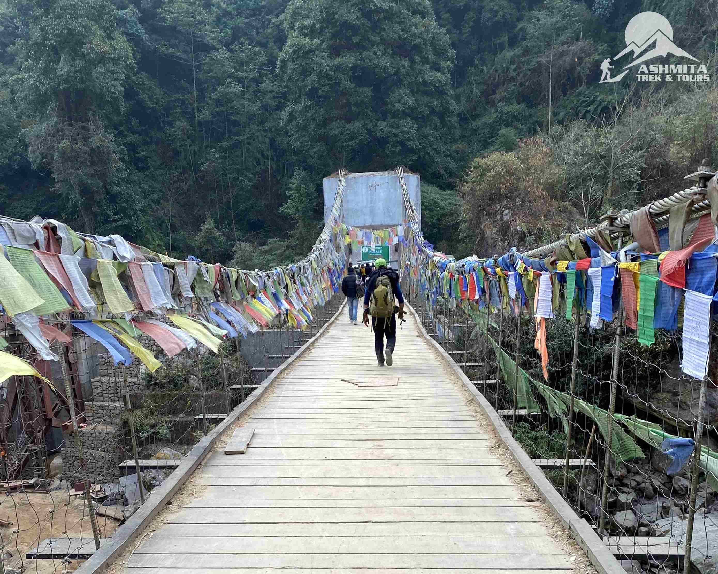 Sirikhola Bridge after your 5 days trek