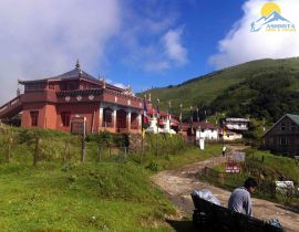 Meghma Monastery & Village in Indo-Nepal Border