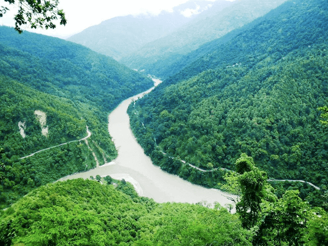Triveni - River Teesta and Rangeet Confluence